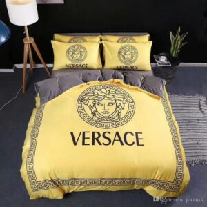 Basic Yellow Versace Bedding Set