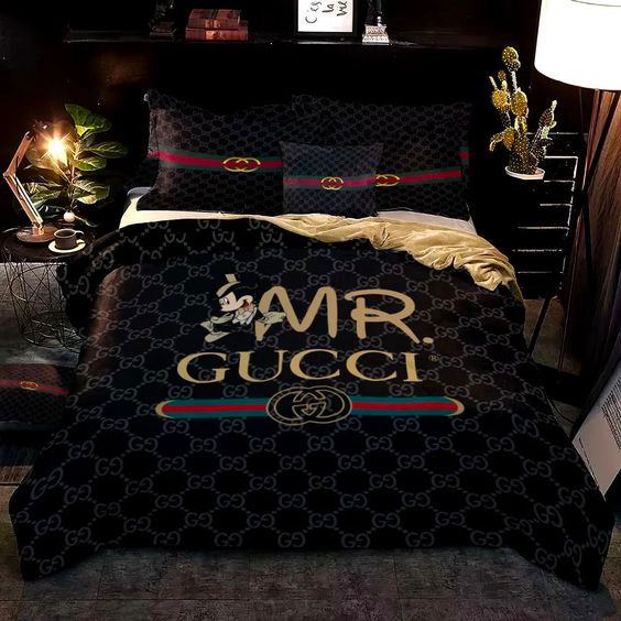 GG Black x Mickey Mini Bedding Set 2