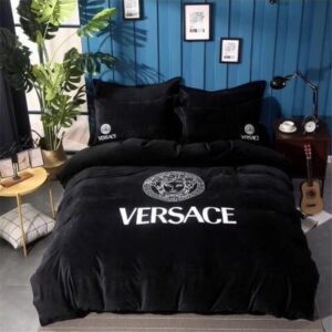 Luxury Black Versace Bedding Set