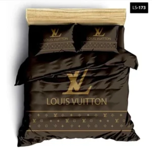 Basic Brown Louis Vuitton Bedding Set