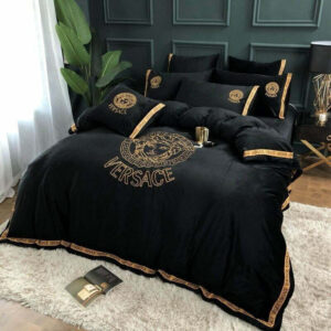 Black Versace Bedding Set II