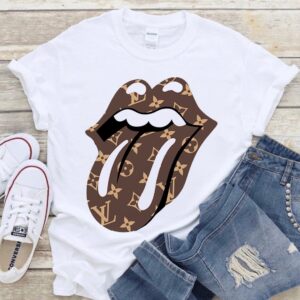 Sexy Lip Louis Vuitton Hot Brand Luxury Limited Edition T- Shirt-HT140673
