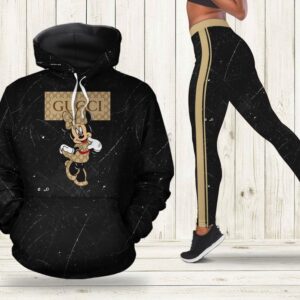 Gucci minnie mouse hoodie leggings for women luxury brand clothing clothes outfit