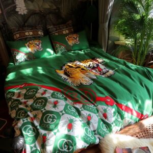 Best GC Tiger With GC and Bee Caro In Green Background Bedroom Set