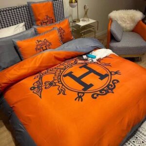 Premium Hermes Bedding Set - DN9030253