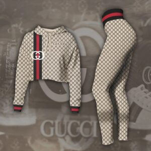 Gucci Croptop Hoodie Leggings For Women M2212010