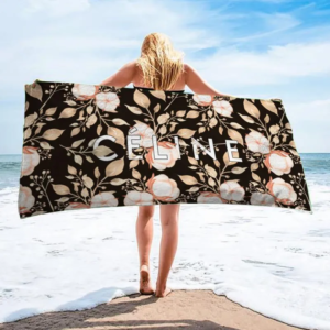 Celine Flower Premium Beach Towel Luxury Brand-TH3200658