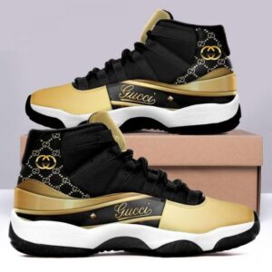 GC Black Gold Air Jordan 11 Sneakers Shoes Hot 2026 Gifts For Men Women PEA1019