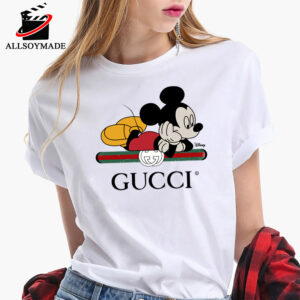 Mickey Mouse Gucci Hot Brand Luxury Limited Edition T- Shirt-PM01490296