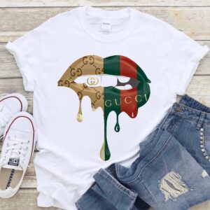 Best Seller Sexy Lip Gucci Hot Brand Luxury Limited Edition T- Shirt-PM0148512