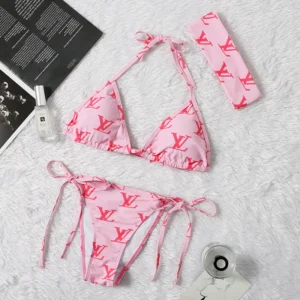 LOUIS VUITTON Pink Bikini 2 Pc Set M0301011