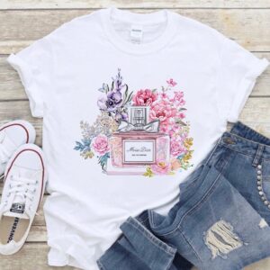 Flower Miss Dior Hot Brand Luxury Limited Edition T- Shirt-PM0148529