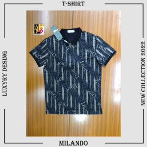 Men’s Polo Shirt 3D – Printed Christian Dior Logo 3D – MLD1076