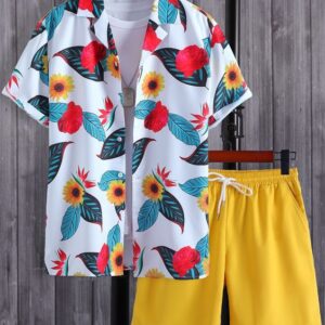 Combo Hawaii Shirt, Shorts Hot Trend 2024 - DN9070508