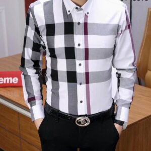 LIMITED EDITION Bur.bery Long sleeve Button Shirt Oder293