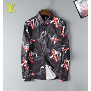 LIMITED 2023 Louis Vuitton LONG SLEEVE BUTTON SHIRT - DN04454
