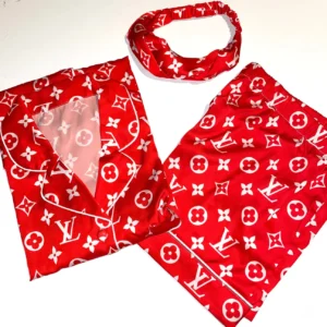 LV LUNA Red & White Short Set M3101029