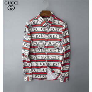 LIMITED 2023 Gucci LONG SLEEVE BUTTON SHIRT - DN30517