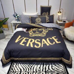 Verona Black & Gold Bedding Set 2