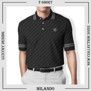 Men’s Polo Shirt 3D – Printed Christian Dior Logo 3D – AF00656