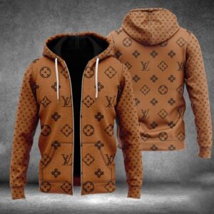 LV Unisex Zipper Luxury Brand Hoodie For Men Women AF01079.1
