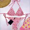 LV Pink Bikini 2 Pc Set Max09291