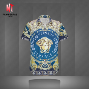 VERSACE BUTTON SHIRT Luxury – B9G-GCY-Max4701