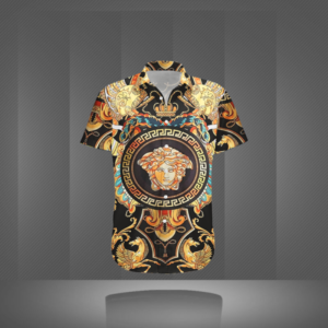 VERSACE BUTTON SHIRT Luxury – B9G-GCY-Max4706