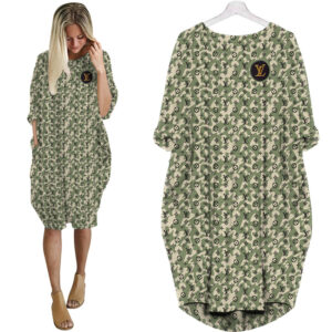 LV Hot Limited Batwing Pocket Dress For Women 2025 Max07975