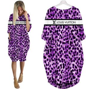 LV Hot Limited Batwing Pocket Dress For Women 2025 Max08005