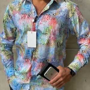 Limited Dior Long Sleeve Button Shirt for Men Hot 2025 LIDL1023