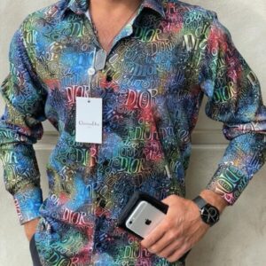 Limited Dior Long Sleeve Button Shirt for Men Hot 2025 LIDL1026