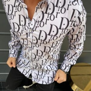 Limited Dior Long Sleeve Button Shirt for Men Hot 2025 LIDL1038.1