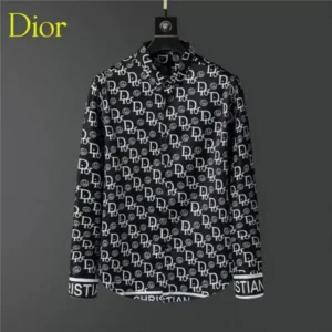 Limited Dior Long Sleeve Button Shirt for Men Hot 2025 LIDL1043