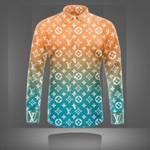 Limited LV Long Sleeve Button Shirt for Men Hot 2025 LNT000091734