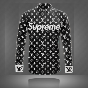 Limited LV Long Sleeve Button Shirt for Men Hot 2025 LNT000091748