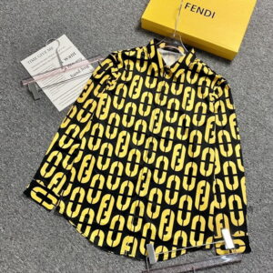 Limited Fendi Long Sleeve Button Shirt for Men Hot 2025 Oder330