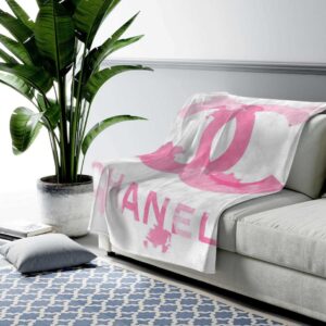 Chanel Lips Fashion Luxury Brand Premium Blanket Fleece Home Decor LVT00202