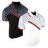 (Black & White) New 2023 - Gucci Polo Shirt For Men - B9G-PO- DN29707