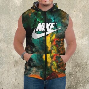 Premium Sleeveless Zip Hoodie Nike For Men - DN168720