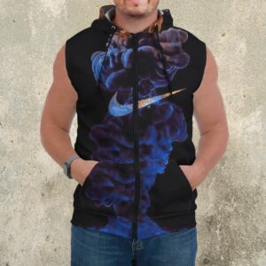 Premium Sleeveless Zip Hoodie Nike For Men - DN168718