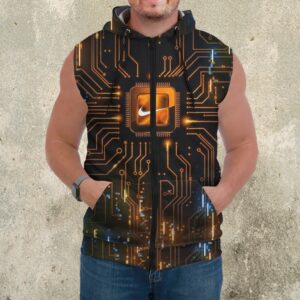 Premium AI-G Sleeveless Zip Hoodie Nike For Men - DN168717