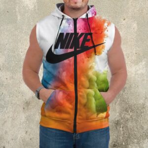 Premium Sleeveless Zip Hoodie Nike For Men - DN168715