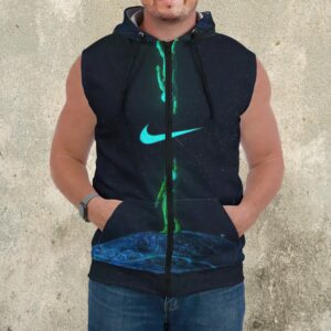 Premium Sleeveless Zip Hoodie Nike For Men - DN168712