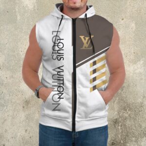 Premium Louis Vuitton Sleeveless Zip Hoodie For Men - DN9060718