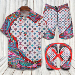 Louis Vuitton Combo Hawaii Shirt, Shorts Hot Trend 2024 - DN9180262