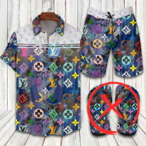 Louis Vuitton Combo Hawaii Shirt, Shorts Hot Trend 2024 - DN9180267