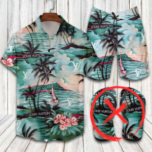 Louis Vuitton Combo Hawaii Shirt, Shorts Hot Trend 2024 - DN9180280