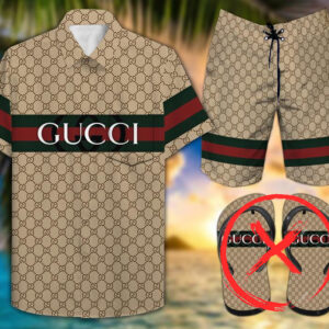 Gucci Combo Hawaii Shirt, Shorts Hot Trend 2024 - DN9190203