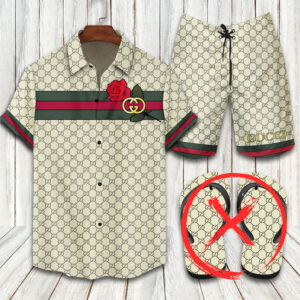 Gucci Combo Hawaii Shirt, Shorts Hot Trend 2024 - DN9190210